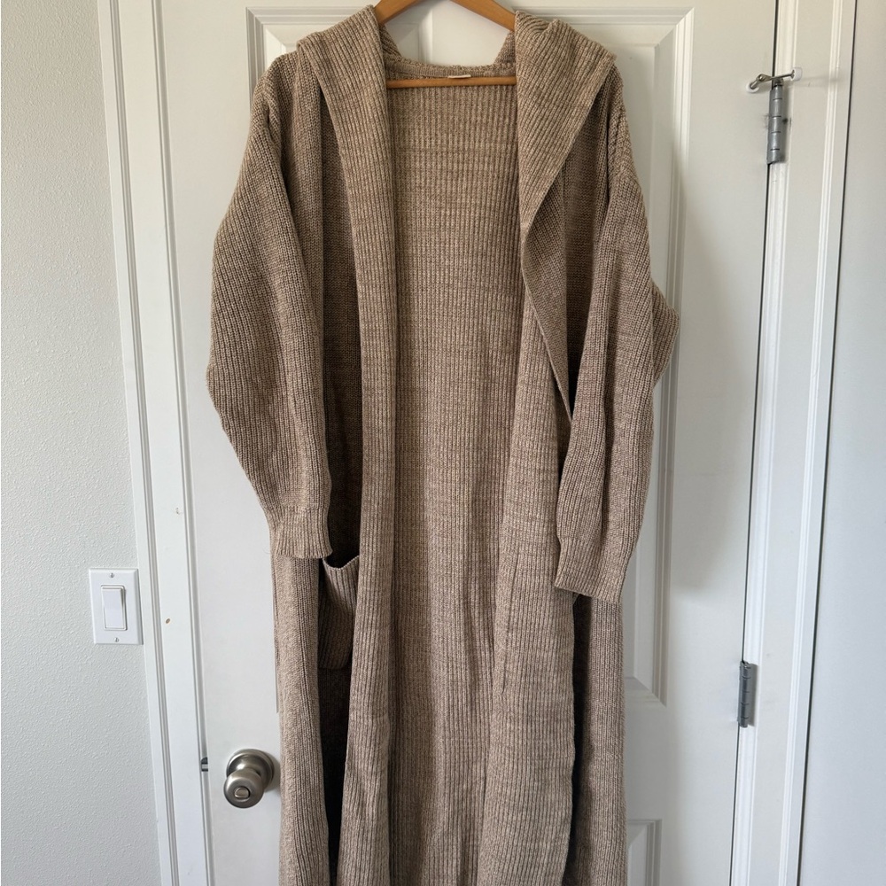 Goumi Knit Hooded Cardigan